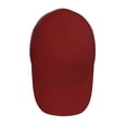 thumbnail image 5 of Lsque Maroon Baseball Cap Trucker Low Profile Hat Golf Dad Hat Adjustable Original Classic Unconstructed Plain Cap Men Women, 5 of 9