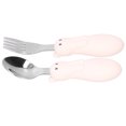thumbnail image 2 of Toddler Feeding Utensils, Dirt Resistant  Safe Exquisite Beautiful Fork Spoon Set  For Feeding Beige, 2 of 8