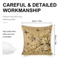 thumbnail image 2 of flowers, butterflies Linen toss pillowcase decoration pillowcase gifting preferred 18x18 inch cushion cover sofa pillowcase sofa bedroom living room car, 2 of 8