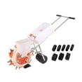thumbnail image 2 of harayaa Hand Push Garden Seeder Fertilizer Planter Simultaneous Sowing and Fertilization 7 Nozzles, 2 of 8