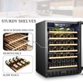 thumbnail image 6 of Lanbo 52 Bottle Under Counter Single Zone Wine Cooler Refrigerator 24 inch Width, 6 of 16