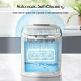 thumbnail image 4 of Electric Portable Compact Countertop Automatic Ice Cube Maker Machine with Visible Window and Ice Scoop 26lbs/Day, 4 of 7