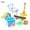 7pcs, variant on SPRING PARK 5/6/7Pcs Parrot Bird Toy Combination Set Ring Skateboard Cart Ball Foraging Training Puzzle Tool