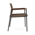 thumbnail image 2 of Avon Reception Waiting Guest Chair UPH Seat Back / Charcoal Steel / Brown, 2 of 4