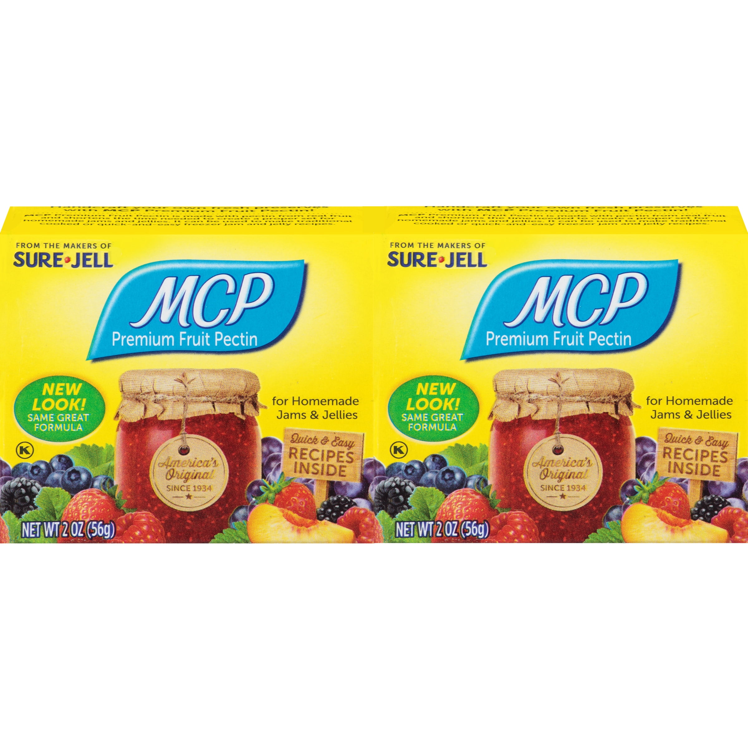 MCP Premium Fruit Pectin, 2 ct Pack (2 oz Boxes)