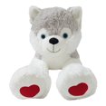 thumbnail image 1 of Peluche de San Valentín Way to Celebrate Perro Husky con Corazones 100 cm, 1 of 4