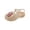 E060-Gold, variant on hengsof Girls' Soft Sole Jelly Princess Shoes, Spring Summer Beach Sandals, Cute and Comfortable Children's Shoes