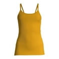 thumbnail image 5 of No Boundaries Scoop Neck Spaghetti Straps Ribbed Cami (Juniors) 1 Pack, 5 of 7