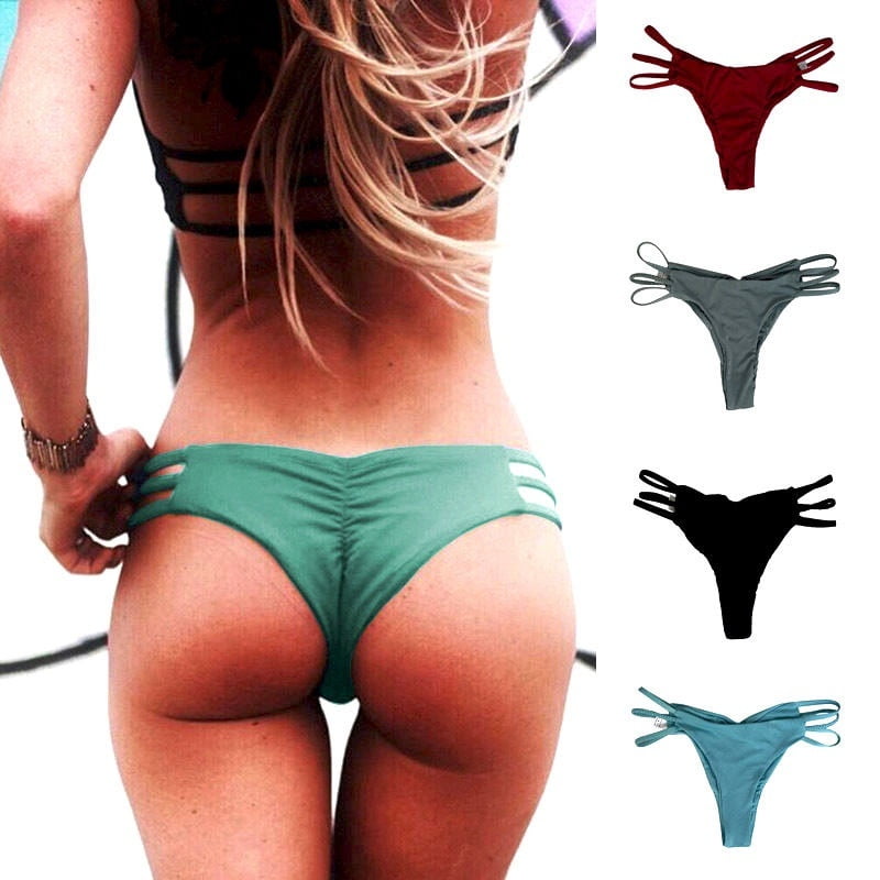 women's cheeky swim bottoms