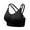 Style3-1PCS-Black, variant on Hanerdun Womens 2PCS Cross Back Sport Bras Adjustable Padded Seamless Workout Fitness Yoga Bra XL