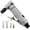 Silver#7, variant on Rebar stake with loop 4pcs Grip Rebar 3/8x 18 Inch Steel Durable Heavy Duty Tent Canopy Ground Stakes with Angled Ends and 1 Inch Loops for Campsites and Canopies,
