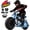 BLUE, variant on Gas Powered Mini Dirt Bike for Adult and Youth, 30Mph Off Road Dirt Bike Upgrade To A 4 Stroke Engine with 105cc Large Displacement, Weight Support Up To 165 Lbs ,BLACK