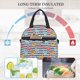 thumbnail image 4 of Disketp Colorful Llama Lonchera Térmica para Mujer y Hombre, Bolsa de Almuerzo Reutilizable e Impermeable para Trabajo, Viajes y Picnic, 4 of 7