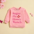 thumbnail image 2 of shqvo Toddler Sweatshirt Mommy &Daddy's Little Valentine Print Sweatshirts Love Heart Long Sleeve Pullover Tops Valentines Day Gifts for Kids, 2 of 6