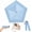 Blue, variant on Mini Umbrella for Travel, Japan Pencil Umbrella Ultra Light Compact Folding Pocket Parasol, Upf 50+ Sun Protection Rain Shade Small Portable for Backpack Handbag Beach Commute Outdoor