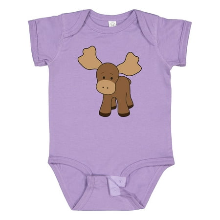 

Inktastic Cute Moose Boys or Girls Baby Bodysuit