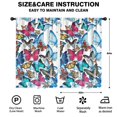 thumbnail image 2 of Blackout Kids Curtains,Butterfly Blue Pink Wing Pattern Childrens Insulated Curtains Set Of 2,Bedroom Essentials,Toddler Room Decor 52"x84", 2 of 5
