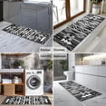 thumbnail image 2 of Black and White Geometric Boho Pattern Kitchen Rug Mat,Kitchen Runner Rugs Non Skid Washable,Decorative Kitchen Floor Mats for Kitchen,Sink,Laundry,17"X47", 2 of 5