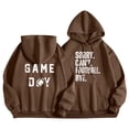 thumbnail image 1 of WEAIXIMIUNG Sweatshirts à Col Rond pour Femmes Designs Mignons Femmes Décontracté Manches Longues Léger Hoodie Sweatshirts Imprimé Graphique Lettre Pull Football Sweatshirts Blouse, 1 of 4