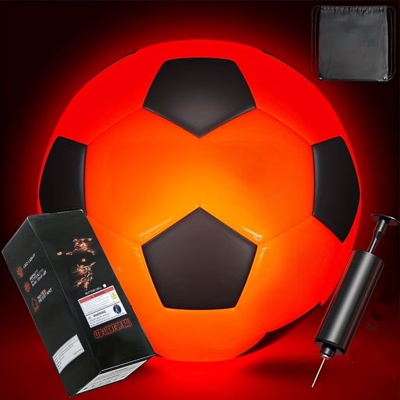 Football Glow in the Dark LED Light-Up Size 5