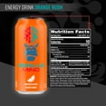 thumbnail image 6 of Gorilla Mind Energy Drink, No Sugar or Artificial Colors, Orange Rush, 16 oz, 12 pack Cans, 6 of 6