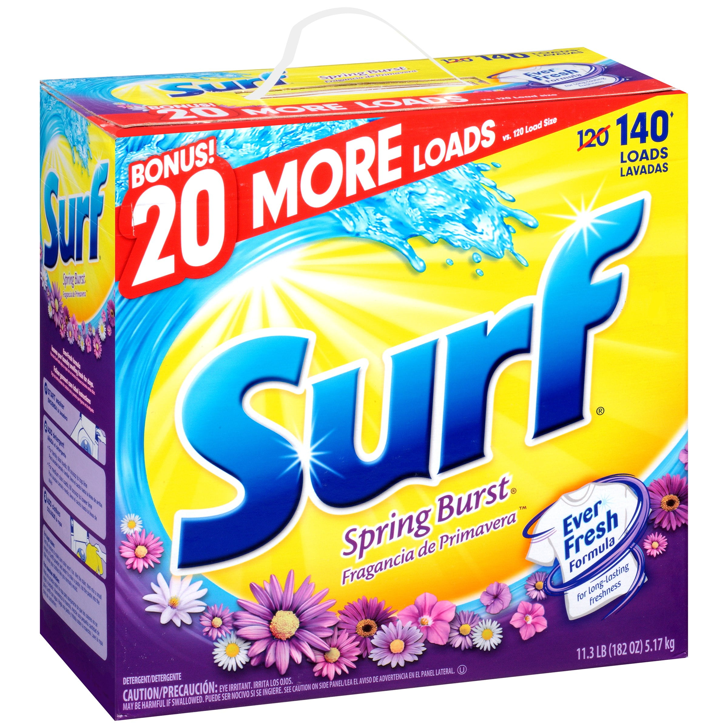 Surf® Spring Burst® Powder Laundry Detergent 182 oz. Box