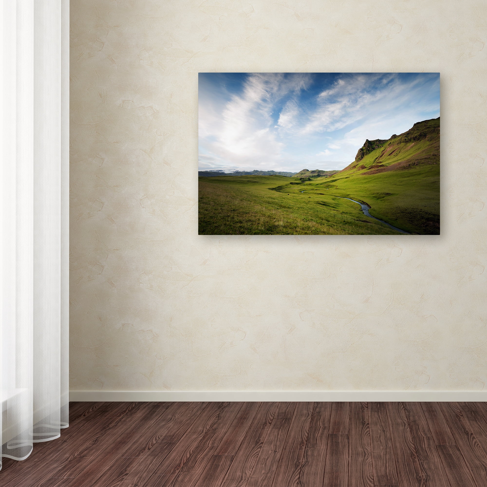 Trademark Fine Art 'Icelandic Green' Canvas Art by Philippe Sainte-Laudy