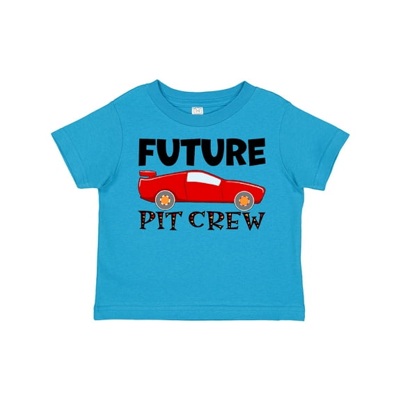 Inktastic Future Pit Crew Red Race Car Boys or Girls Toddler T-Shirt
