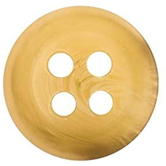Sewing Button 4 Hole Rounded Edge Sleeve Shirt Buttons 16L Design Button Round Buttons Mottled Brown Button 0.40in Pack of 12