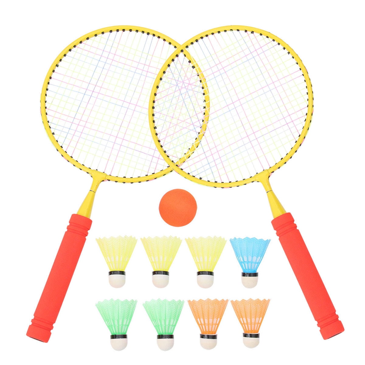 Penn Premium Outdoor Easy Setup Badminton Set with Net, 4 Rackets