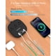 thumbnail image 4 of Regleta de enchufe plano, cable de extensión plano de 5 pies - 3 salidas 4 puertos USB (2 USB C) Estación de carga de escritorio de 22,5 W/4,5 A, regleta sin protección contra sobretensiones para cruc, 4 of 4