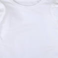 thumbnail image 3 of Infant Baby Girl Basic Ruffle Long Sleeve Cotton Romper Bodysuit Tops Clothes, 3 of 3