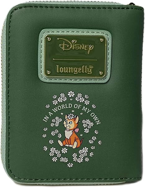 Loungefly Disney Alice in Wonderland Zip Around Wallet – Floral Garden Faux Leather Wallet