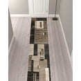 thumbnail image 6 of 2â€™ x 13â€™ Beige and Brown Geometric Runner Rug, 6 of 8