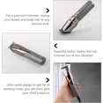 thumbnail image 3 of WHAMVOX 1Set USB Hair Trimmers Plated Silver Electric Clipper with Easy Cleaning and Oil Blade, 3 of 8