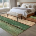 thumbnail image 4 of Large Area Rugs for Living Room Bedroom, Farmhouse Dark Sage Green Brown 8'x10' Rug Washable Carpet Runner Indoor Outdoor, Vintage Wooden Striped Non Slip Floor Mats Rug for Kitchen, Patio, 4 of 8