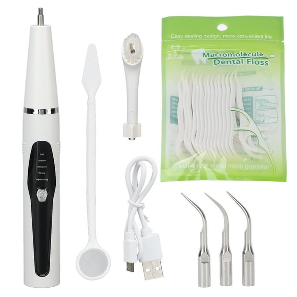 Dental Scaler Portable 2 in 1 Ultrasonic Electric Dental Scaler for Calculus and Tartar Removal