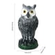 thumbnail image 2 of Escultura de búho falso señuelo de pájaro, señuelo de búho falso espantapájaros repelente de pájaros realista optimizado para la excelencia, 2 of 8