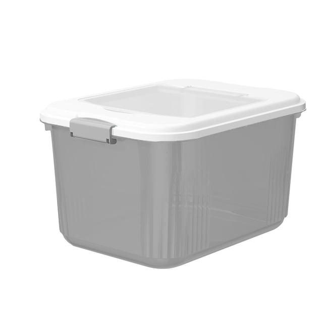 Airtight Rice Storage Container - Kitchen Pantry Organizer with Measuring Cup