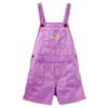 Carters OshKosh Bgosh Baby Clothing Outfit Girls Neon Twill Braided Strap Shortalls Purple