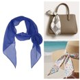 thumbnail image 5 of Unique Bargains 1 Pc Scarf Solid Color Rose Neck Scarf Deep Blue, 5 of 5