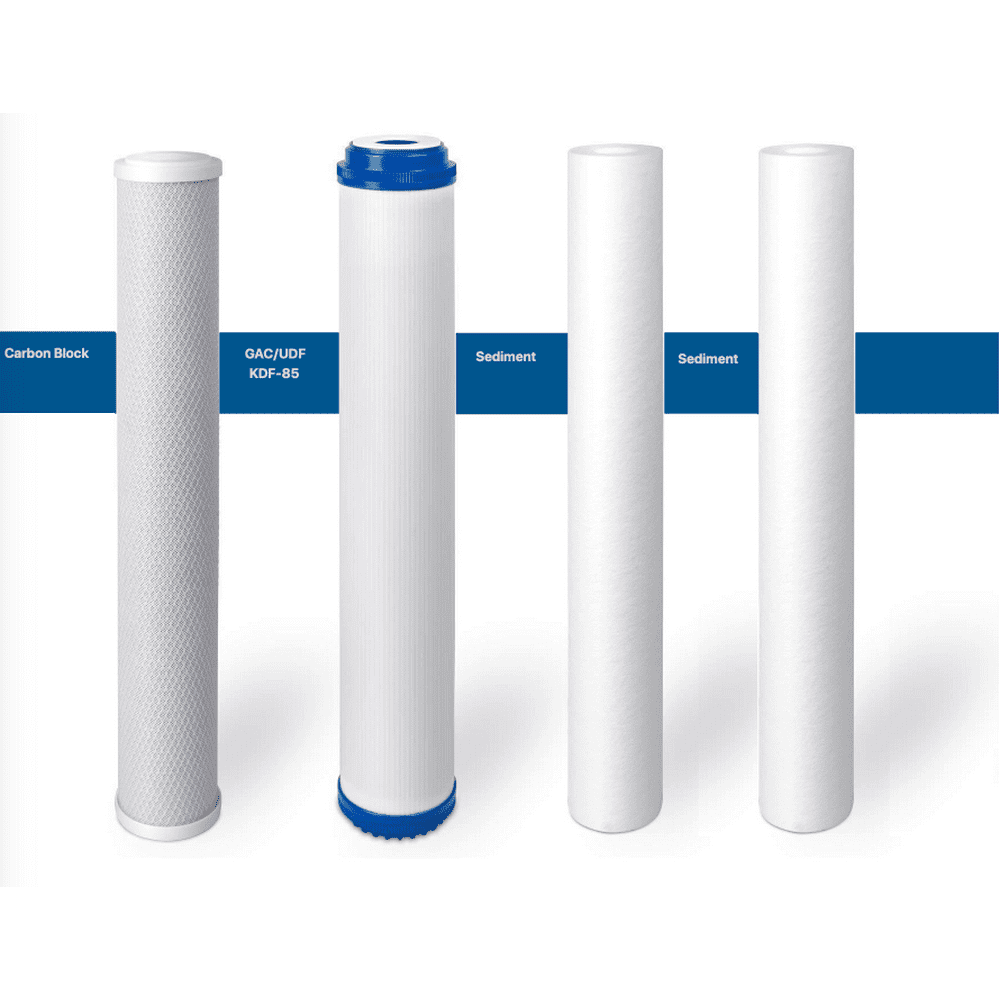 Premier 4 Big Blue Water Filter Cartridge Replacement Set 4.5"x 20" 2