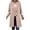 Khaki, variant on Long Wool Coat Women Winter Wool Blend Camel Mid-Long Coat Notch Double-Breasted Lapel Jacket Outwear Purple,L