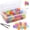 Multi Color - 60 Pack, variant on Ice Cube with Lid & Bin, 60 Pack Plastic Ice Cubes for Drinks , Refreezable Square Ice Cubes for Water Bottles, , , Coffee, , or