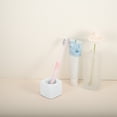 thumbnail image 5 of Unique Bargains Square Mini Ceramic Toothbrush Holder White 2.20"x2.20"x1.73" Electric Toothbrush Holder for Bathroom, 5 of 8