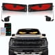 thumbnail image 1 of Luz LED Devil Eyes para parabrisas de coche ZCCHESONG, 19,3 x 4,3, 1 of 7