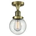 thumbnail image 2 of Innovations Lighting 517-1CH-AB-G2 1 Light 9" Wide Semi-Flush Ceiling Fixture - Brass, 2 of 2