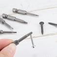 thumbnail image 6 of Uxcell TA1.8-TA3.0 Magnetic Triangle Screwdriver Bit 1/4" Hex Shank 2" Length Screw Driver, 5 Pack, 6 of 6
