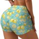 thumbnail image 1 of Fotbe Yellow Lemon Shorts Sin Costuras – Shorts Deportivos de Cintura Alta para Mujer, Elásticos para Gimnasio, Yoga, Running o Ciclismo-Medium, 1 of 8