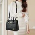 thumbnail image 5 of Bolso de mano de diseño de lujo con estampado de avestruz para mujer, bolsos de hombro de diseñador de marca famosa, bolso cruzado de cuero, bolsos grandes para mujer, 5 of 5